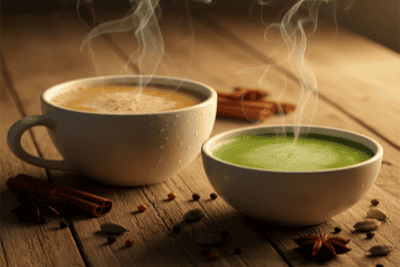 Chai vs Matcha: Caffeine, Benefits, and Flavor
